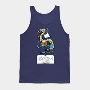 Book Wyrm (azure) Tank Top